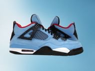 The Jordan 4 Retro "Travis Scott Cactus Jack" (Image via StockX)